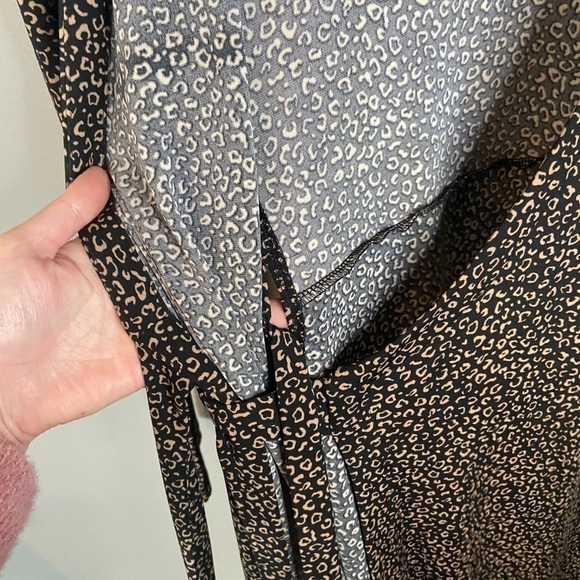 NWT Ann Taylor Animal Print Cheetah Wrap Dress - Picture 6 of 11